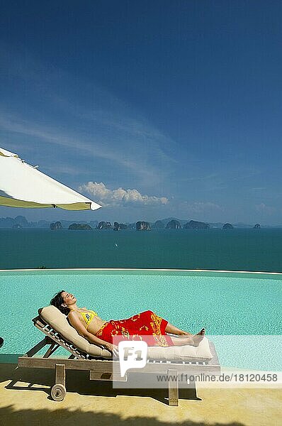 Luxushotel Evason Six Senes Hideaway auf der Insel Yao Noi bei der Insel Phuket  Resort  Thailand  Asien