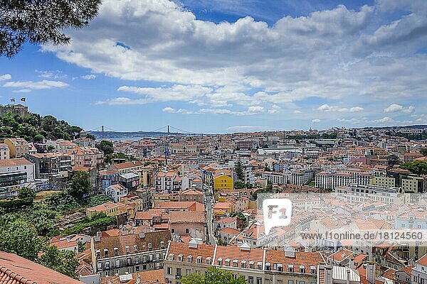 Altstadt  Baixa  Lissabon  Portugal  Europa