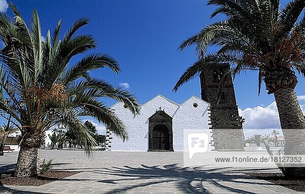 Pfarrkirche in La Oliva  Fuerteventura  Kanarische inseln  Spanien  Europa