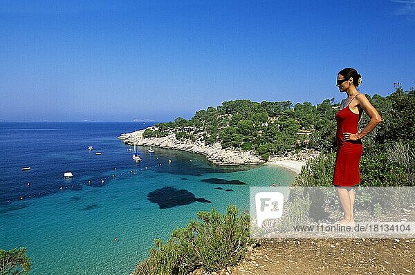 Cala Salada  Ibiza  Balearische Inseln  Spanien  Europa