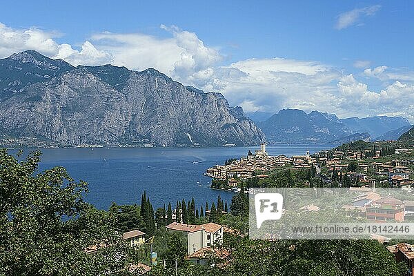 Malcesine  Lago di  Lake Garda  Veneto  Italy  Europe