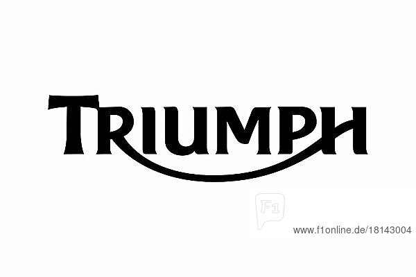 Triumph Motorcycles Ltd  Logo  Weißer Hintergrund