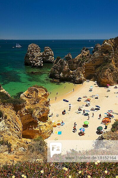Praia do Camilo  Algarve  Portugal  Europa