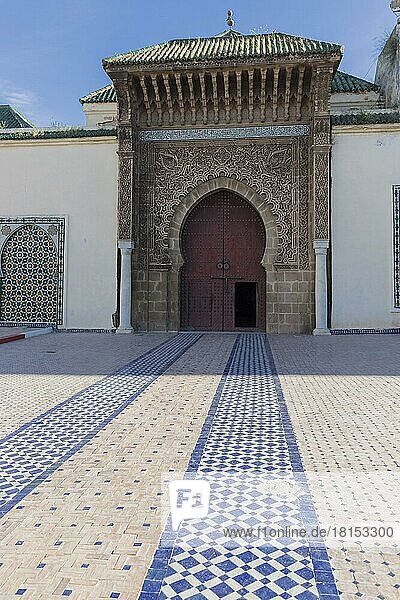 Meknes Mausoleum Moulay Ismail  Marokko  Afrika