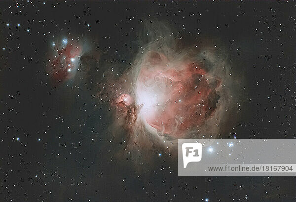 Orion Nebula and Orion constellation