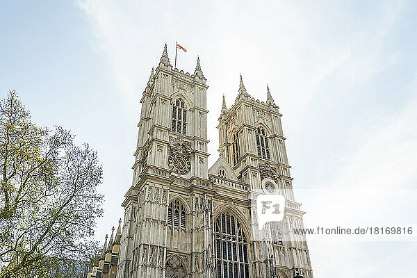 UK  England  London  Facade of Westminster Abbey