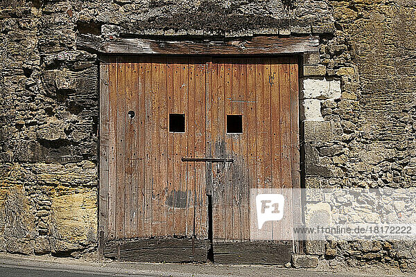 Doorway  Montresor  Indre-et-Loire  Loire Valley  France