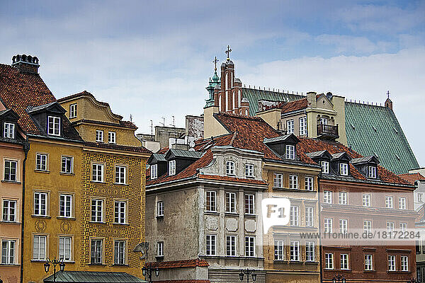 Buildings in Stare Miasto  Warsaw  Poland