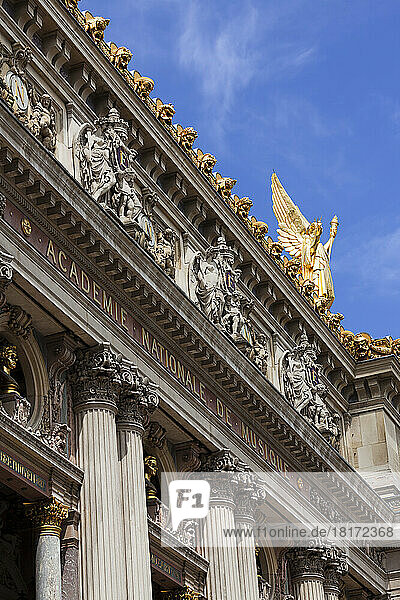 Frieze and Cornice  Palais Garnier  9th Arrondissement  Paris  Ile-de-France  France