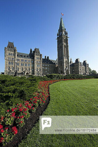 Peace Tower  Parliament Buildings  Parliament Hill  Ottawa  Ontario  Canada