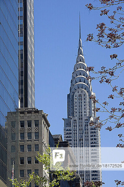 Chrysler Building  42nd Street  New York City  New York  USA