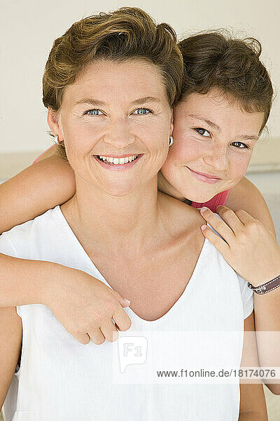 Portrait of Mother and Daughter