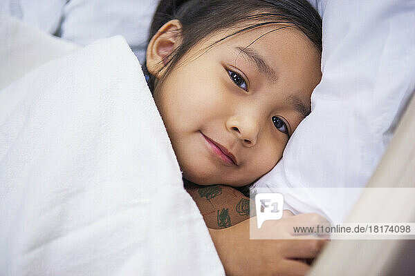 Pediatric Patient in Hospital Waiting for Surgery  Utah  USA