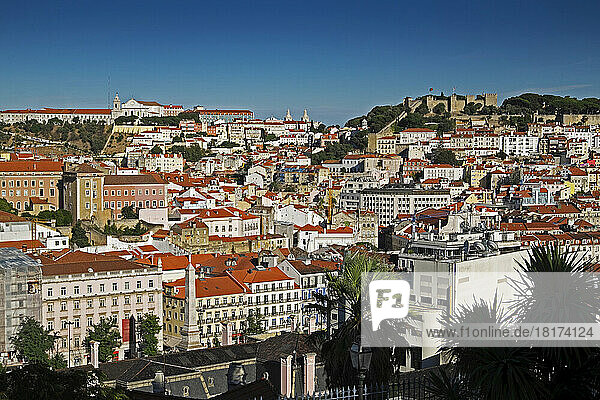 Cityscape of Lisbon  Portugal