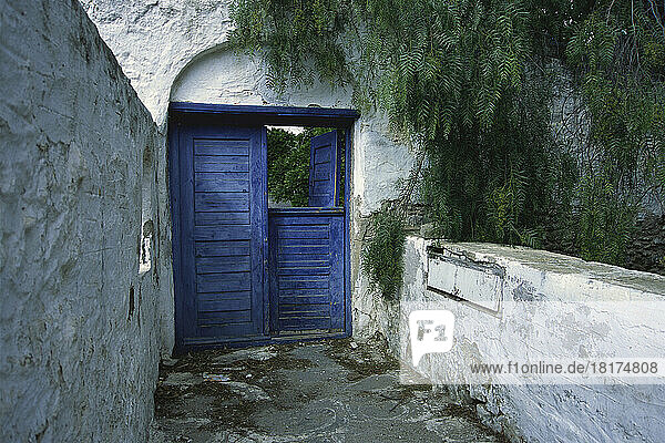 Blue Doors  Mykonos  Greece