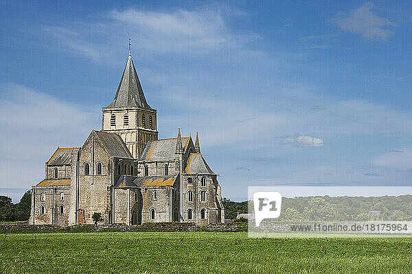 Abbaye de Cerisy-la-Foret  Cerisy-la-Foret  Normandy  France