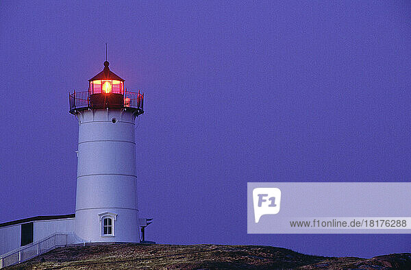 Nubble Lighthouse  York  Maine  USA