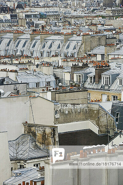 Rooftops  Paris  Ile de France  France