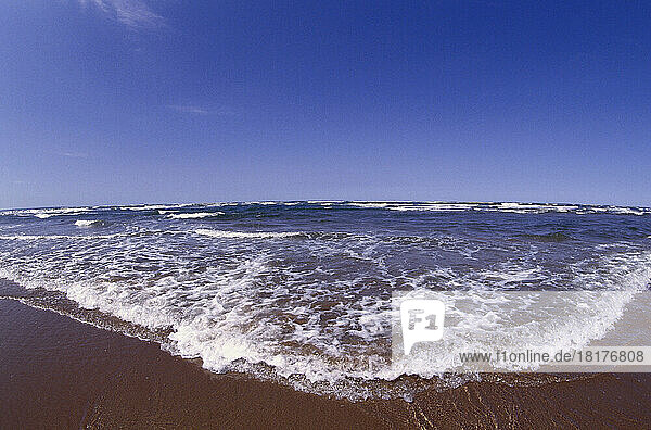 Shoreline at Brackley Beach  Prince Edward Island  Canada