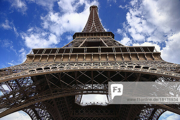 Eiffel Tower  Paris  Ile-de-France  France