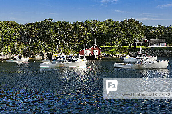 Harbour  New Harbor  Bristol  Lincoln County  Maine  USA