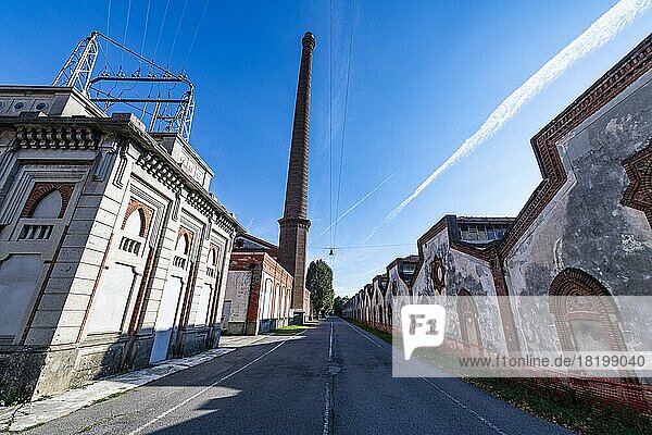 Alte Baumwollspinnerei. Unesco-Weltkulturerbe Firmenstadt. Crespi d'Adda  Italien  Europa