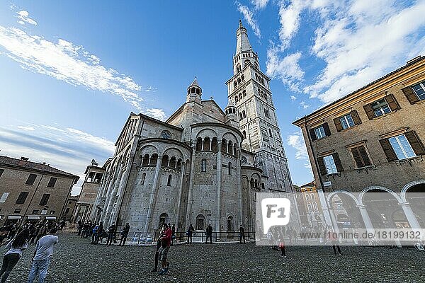 Cathedral of Santa Maria Assunta and Saint Geminianus  Unesco world heritage site Modena  Italy  Europe