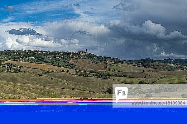 Unesco-Welterbe Val d'Orcia  Italien  Europa