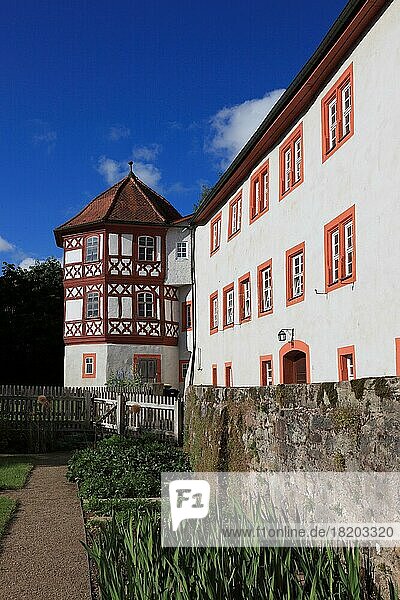 Das rote Schloss  Tann in der Rhön  Landkreis Fulda  Hessen  Deutschland  Europa