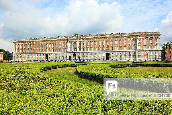 Royal Palace of Caserta  Palazzo Reale di Caserta  Reggia di Caserta  one of the largest castles in Europe  Unesco World Heritage Site  near Naples  Campania  Italy  Europe