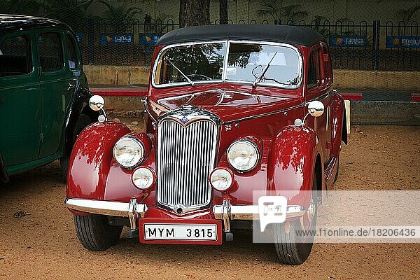 CHENNAI  INDIA  JULY 24: Ryley (retro vintage car) on Heritage Car Rally 2011 of Madras Heritage Motoring Club at Egmore on July 24  2011 in Chennai  India  Asia
