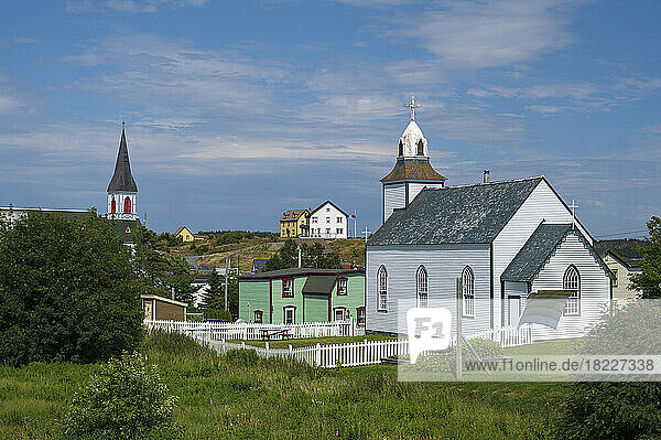 Canada  Labrador  Newfoundland  Trinity  Exterior of Trinity church in village