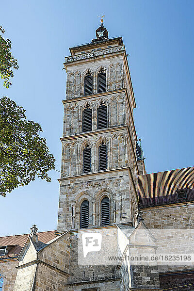 Deutschland  Baden-Württemberg  Esslingen  Glockenturm der St.-Dionys-Kirche
