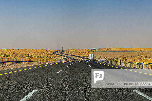 Saudi Arabia  Multiple lane desert highway