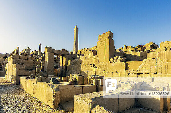 Egypt  Luxor Governorate  Exterior of Karnak Temple Complex