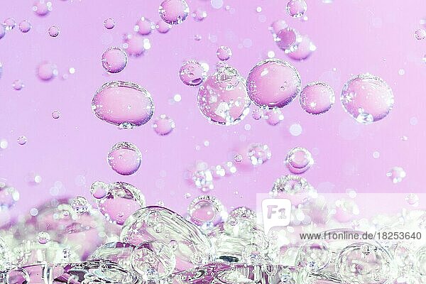 Rosa Unterwasserblasen abstrakte Öl  Auflösung und hohe Qualität schönes Foto
