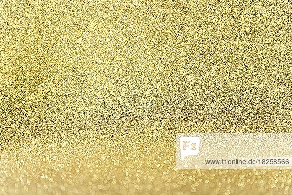 Close up goldenen Glitter Hintergrund