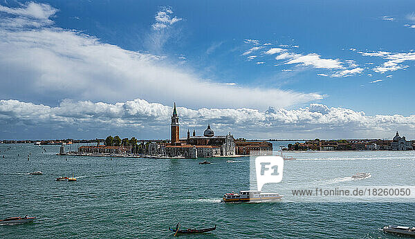 San Giorgio Maggiore island in Venice seen from St. Mark's square