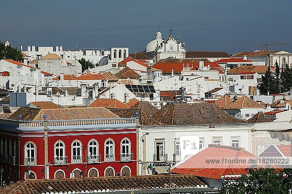 Old Town of Tavira  Algarve  Portugal  Europe