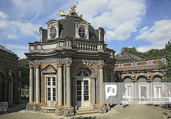 Temple of the Sun in the Hermitage in Bayreuth  Upper Franconia  Bavaria  Germany  Europe
