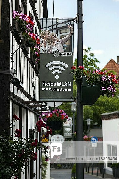 Freies WLAN  WiFi  Recklinghausen  Deutschland  Europa