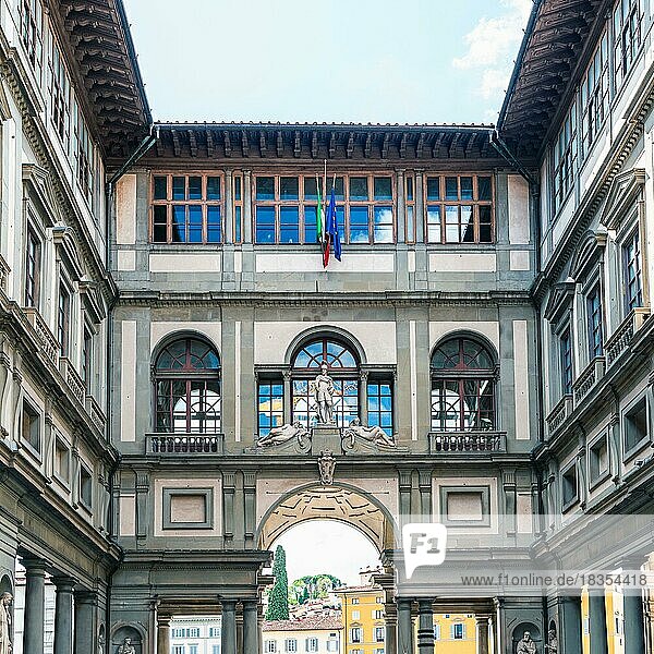 Galerie der Uffizien  Florenz  Italien  Europa