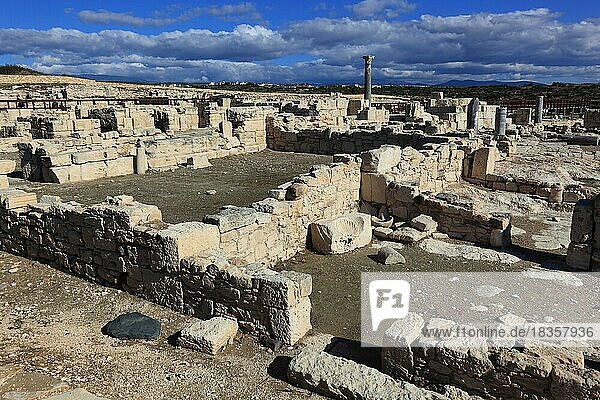 Kourion  Assyrian Ku-ri-i  ancient Greek  Latin Curium  historical  ancient excavation site  ruined site  Cyprus  Europe