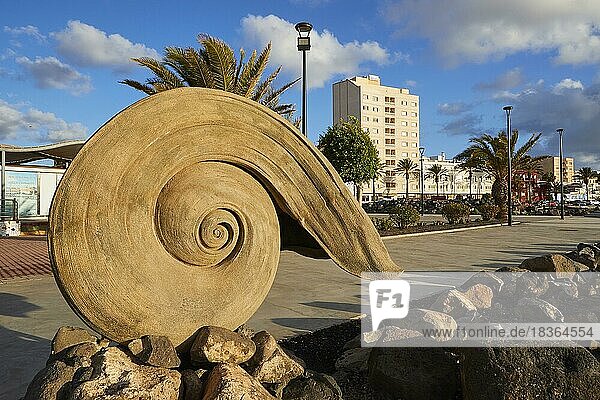 Skulptur  Kunstobjekt  Hafenpromenade  HHauptstadt  Puerto del Rosario  Fuerteventura  Kanarische Inseln  Spanien  Europa