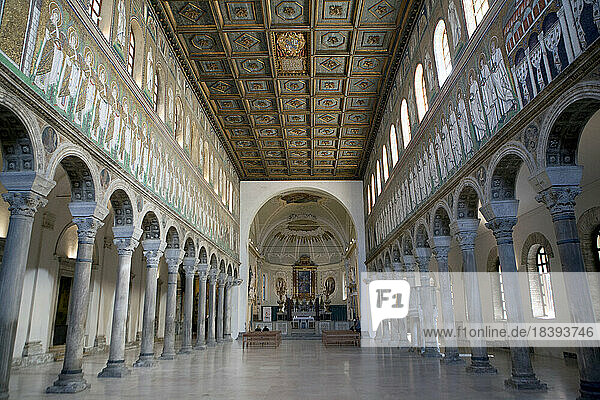 Basilica of Saint Apollinare  UNESCO World Heritage Site  Ravenna  Emilia-Romagna  Italy  Europe