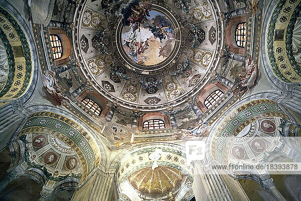 Basilika von San Vitale  UNESCO-Weltkulturerbe  Ravenna  Emilia-Romagna  Italien  Europa