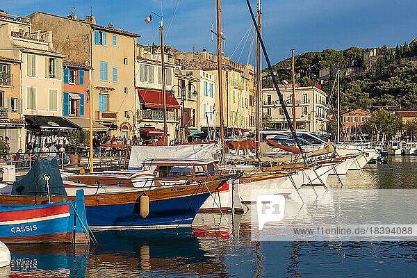 The Harbour at Cassis  Cassis  Bouches du Rhone  Provence-Alpes-Cote d'Azur  France  Western Europe