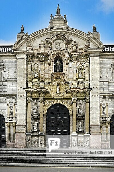 Basilika Metropolitankathedrale von Lima  Peru  Südamerika