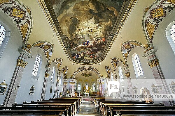 The heritage-protected Roman Catholic parish church of the Assumption of the Virgin Mary is a neo-baroque sacred building in Kottern  a district of Kempten  Allgäu  Bavaria  Germany  Europe