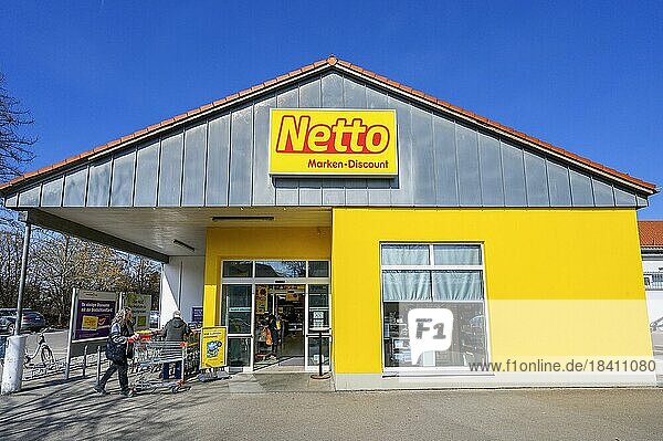 Netto shop Kempten  Allgäu  Bavaria  Germany  Europe